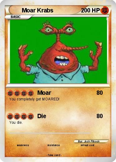 Pokemon Moar Krabs