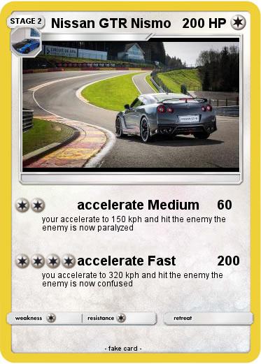 Pokemon Nissan GTR Nismo