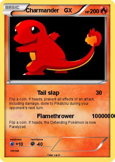 Pokemon Charmander   GX