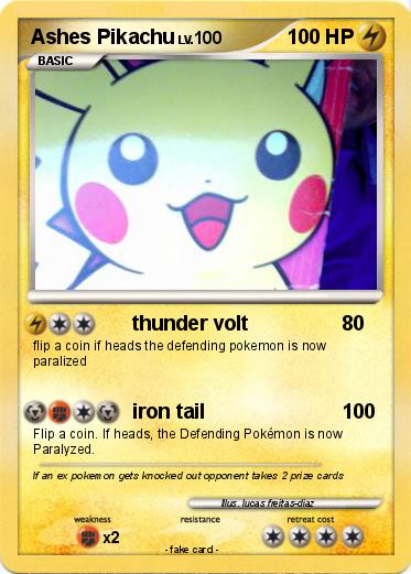 Pokemon Ashes Pikachu