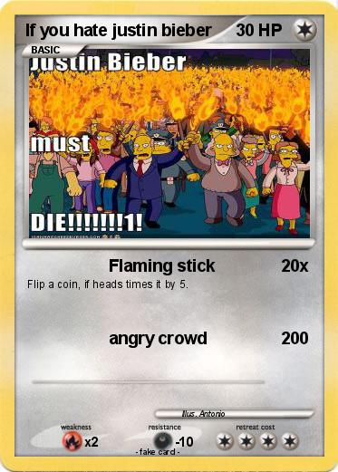 Pokemon If you hate justin bieber