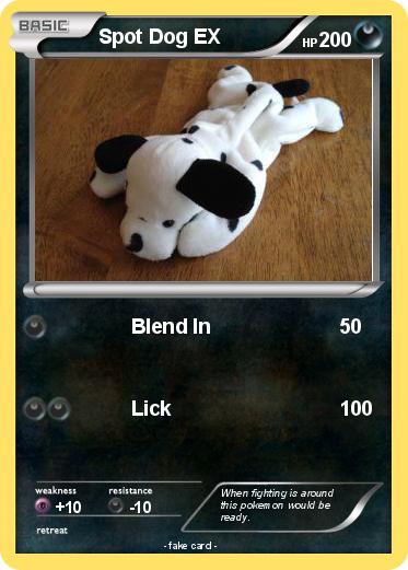 Pokemon Spot Dog EX