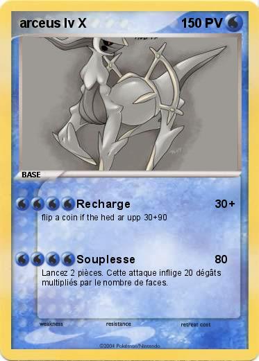 Pokemon arceus lv X