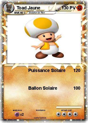 Pokemon Toad Jaune