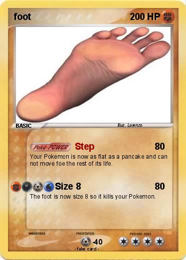 Pokemon foot