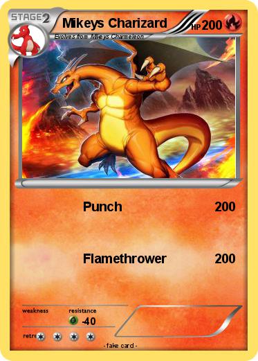 Pokemon Mikeys Charizard