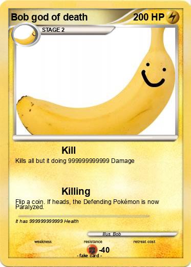Pokemon Bob god of death
