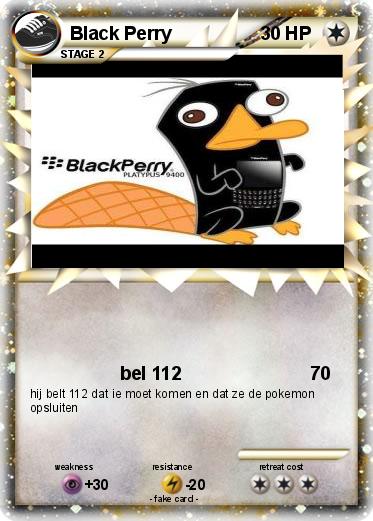 Pokemon Black Perry