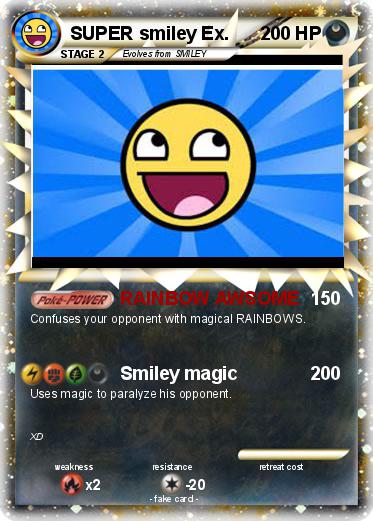 Pokemon SUPER smiley Ex.