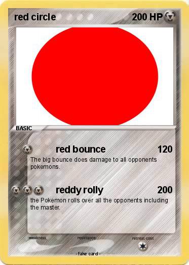 Pokemon red circle