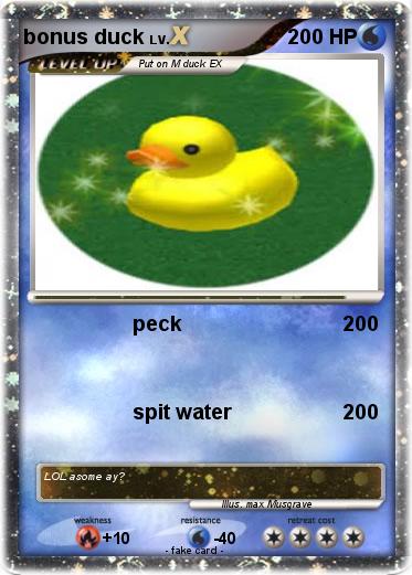 Pokemon bonus duck