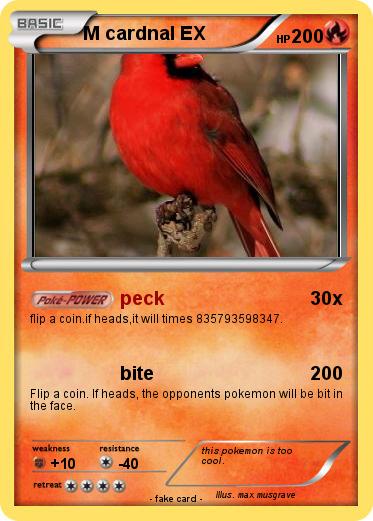 Pokemon M cardnal EX
