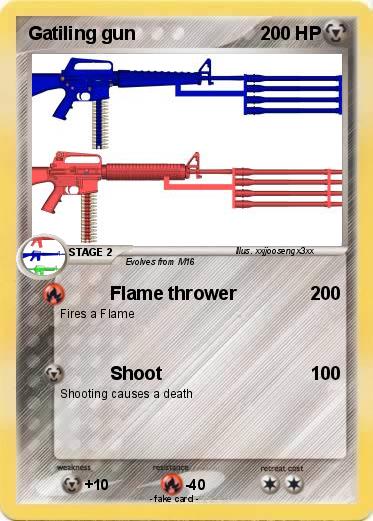 Pokemon Gatiling gun