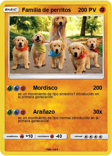 Pokemon Familia de perritos