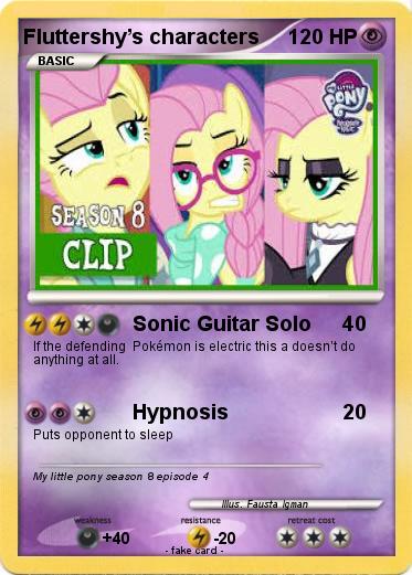 Pokemon Fluttershy’s characters