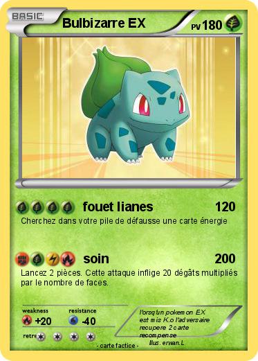 Pokemon Bulbizarre EX