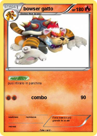 Pokemon bowser gatto
