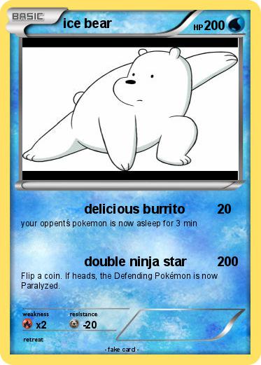 Pokemon ice bear