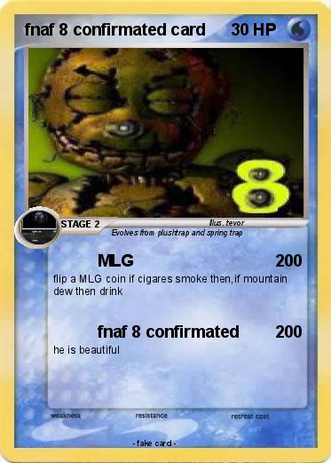 Pokemon fnaf 8 confirmated card
