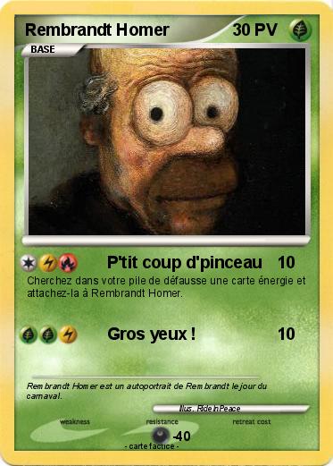 Pokemon Rembrandt Homer
