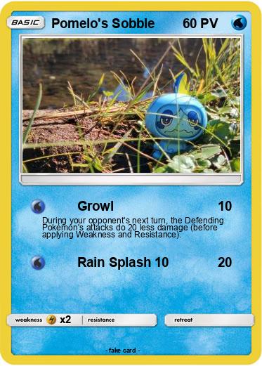 Pokemon Pomelo's Sobble