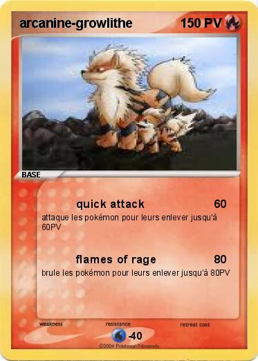 Pokemon arcanine-growlithe