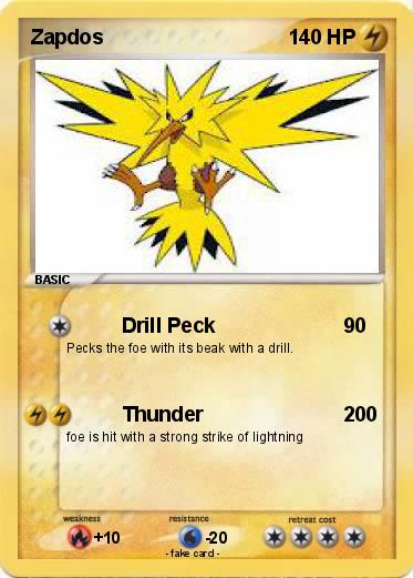 Pokemon Zapdos