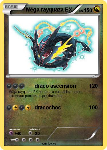 Pokemon Méga rayquaza EX
