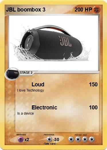 Pokemon JBL boombox 3