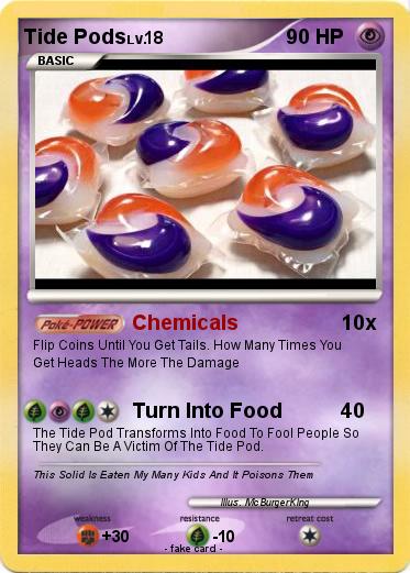 Pokemon Tide Pods