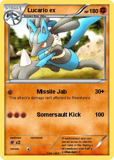 Pokemon Lucario ex