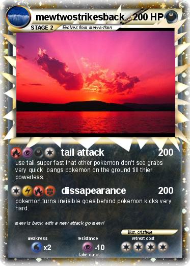 Pokemon mewtwostrikesback
