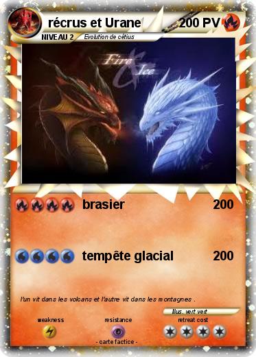 Pokemon récrus et Urane