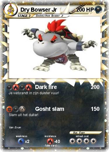 Pokemon Dry Bowser Jr