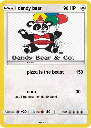 Pokemon dandy bear