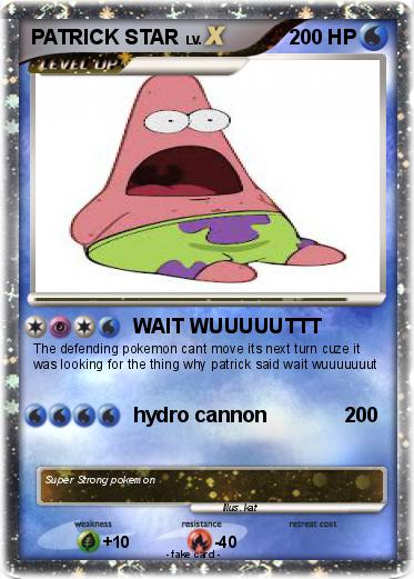 Pokemon PATRICK STAR