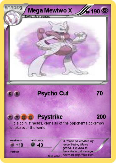Pokemon Mega Mewtwo X