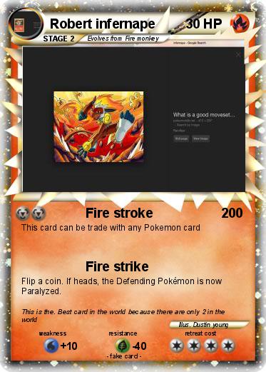 Pokemon Robert infernape