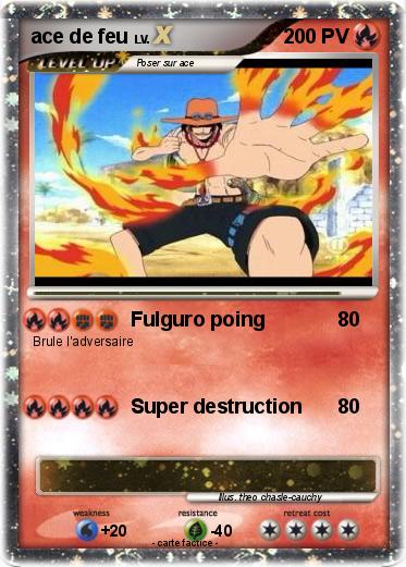 Pokemon ace de feu