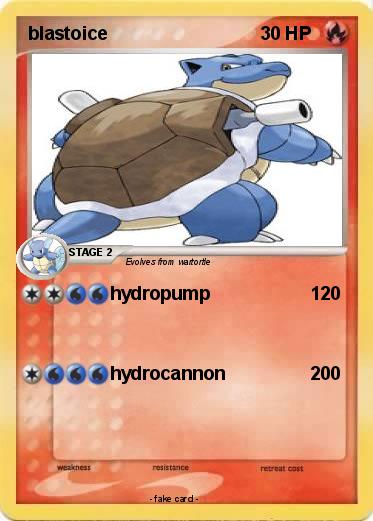 Pokemon blastoice