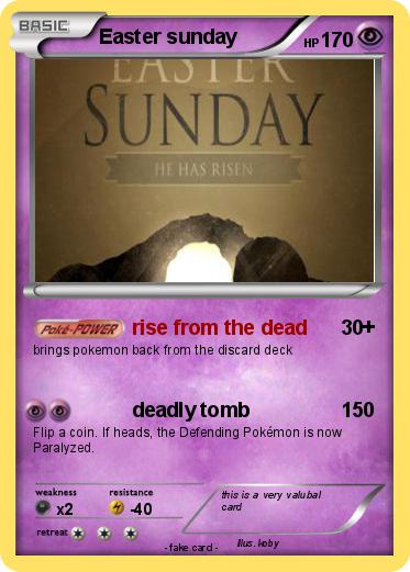 Pokemon Easter sunday
