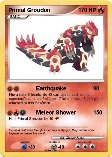 Pokemon Primal Groudon