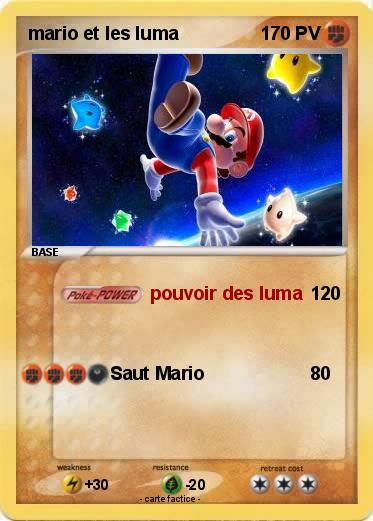 Pokemon mario et les luma