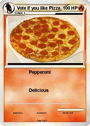 Pokemon Vote if you like Pizza