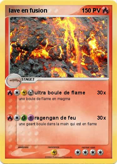 Pokemon lave en fusion
