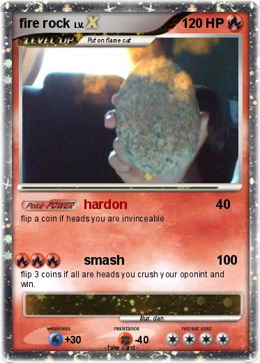Pokemon fire rock