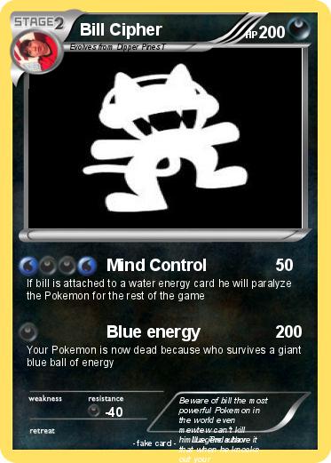 Pokemon Bill Cipher