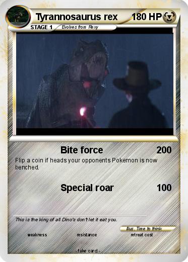 Pokemon Tyrannosaurus rex