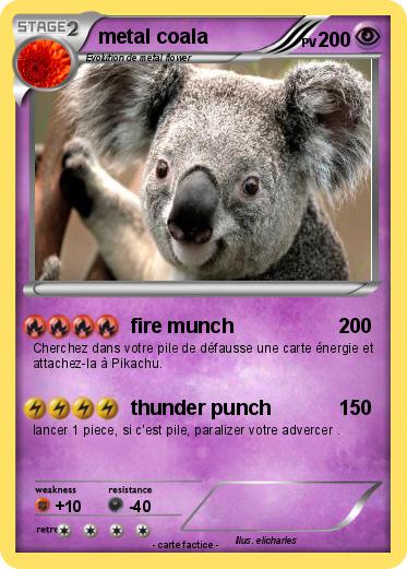 Pokemon metal coala