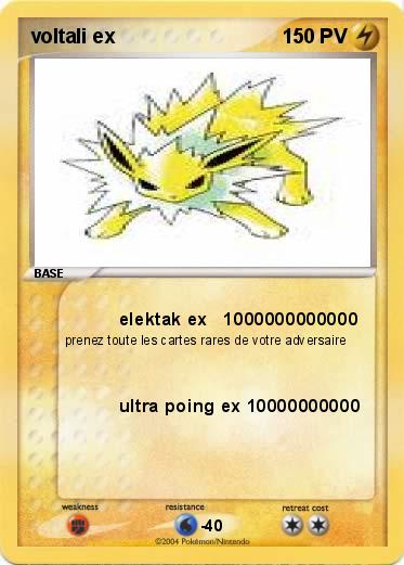 Pokemon voltali ex